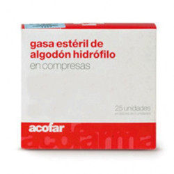 Gasa Esteril Algodon Hidrofilo Compresas Acofarm